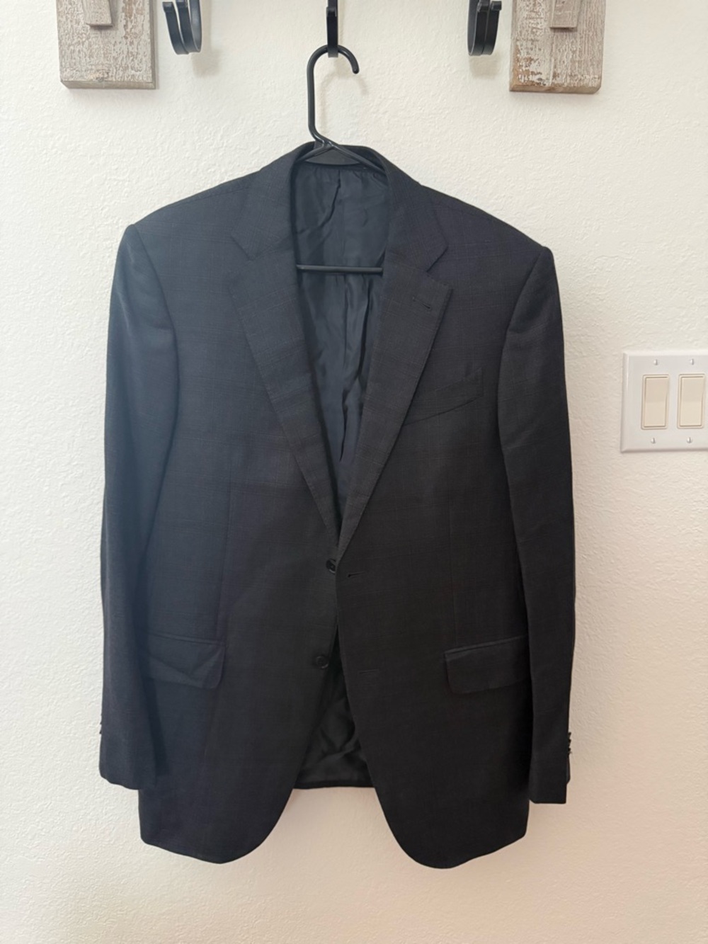 Ermenegildo Zegna Black Two-Button Sport Coat
